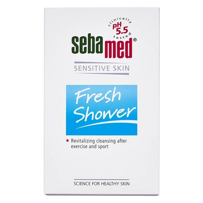 Sebamed Fresh Shower Body Wash 200 ml | With Moisturisers &amp; Allantoin | pH 5.5 | For Sensitive Skin, Pack of 1