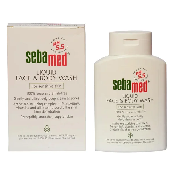 Sebamed pH 5.5 Liquid Face &amp; Body Wash, 250 ml, Pack of 1