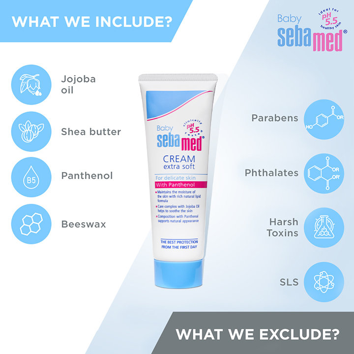 Sebamed Extra Soft Baby Cream, 50 ml, Pack of 1 Sebamed Extra Soft Baby Cream, 50 ml, Pack of 1