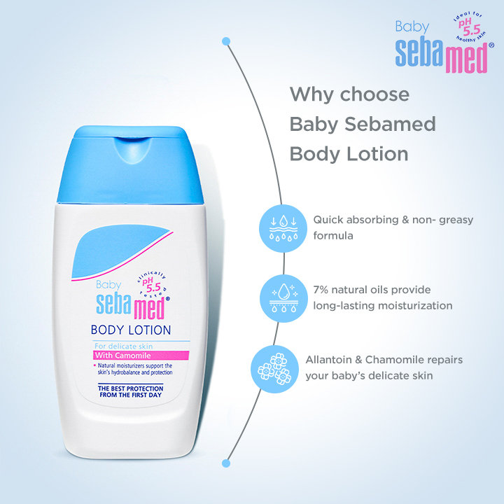 Sebamed Baby Body Lotion, 50 ml, Pack of 1 Sebamed Baby Body Lotion, 50 ml, Pack of 1