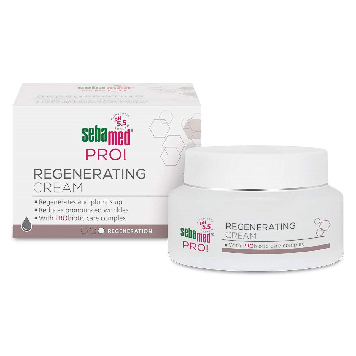 Sebamed Pro Regenerating Cream 50 ml | With Probiotic Care Complex | pH 5.5 | Reduce Wrinkles, Pack of 1 Sebamed Pro Regenerating Cream 50 ml | With Probiotic Care Complex | pH 5.5 | Reduce Wrinkles, Pack of 1