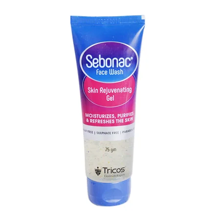 Sebonac Face Wash 75 gm | Skin Rehuvenating Gel | Moisturises, Purifies And Refreshes Skin