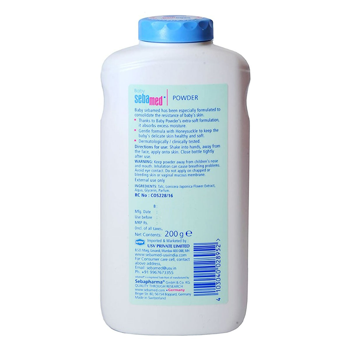 Sebamed Honeysuckle Baby Powder, 200 gm, Pack of 1 Sebamed Honeysuckle Baby Powder, 200 gm, Pack of 1