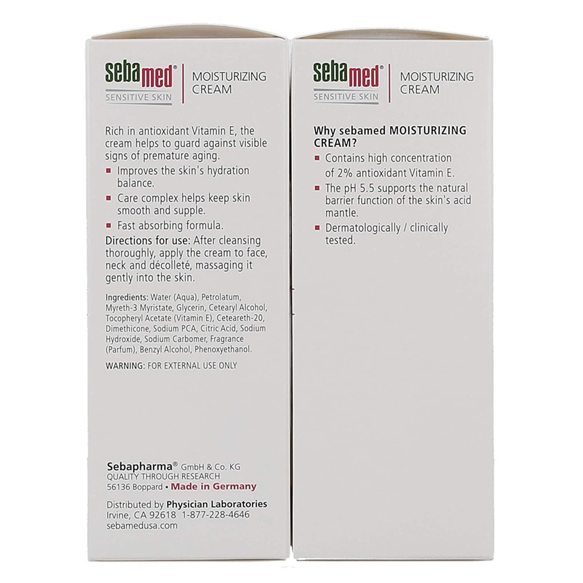 Sebamed Moisturizing Cream 100 ml | With 2% Vitamin E | pH 5.5 | protect Against Premature Ageing | For Normal To Dry Skin, Pack of 1 Sebamed Moisturizing Cream 100 ml | With 2% Vitamin E | pH 5.5 | protect Against Premature Ageing | For Normal To Dry Skin, Pack of 1