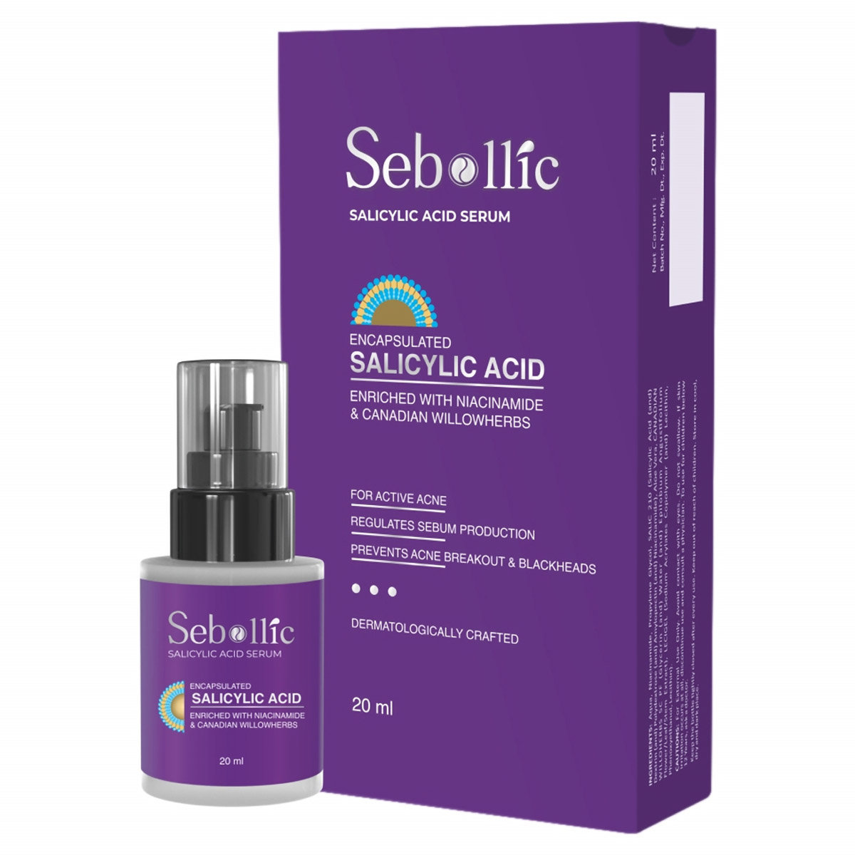 Sebollic Salicylic Acid Serum 20 ml, Pack of 1 Sebollic Salicylic Acid Serum 20 ml, Pack of 1