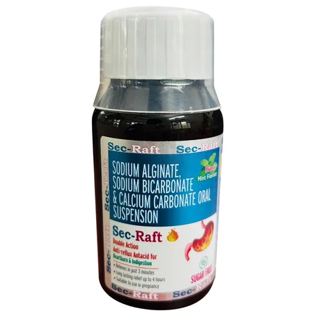 Sec-Raft Sugar Free Paan & Mint Flavour Oral Suspension 150 ml