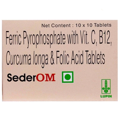 Sederom Tablet 10's, Pack of 10 TABLETS