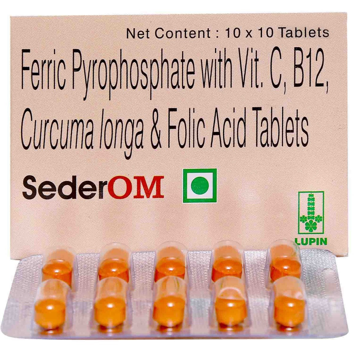 Sederom Tablet 10's, Pack of 10 TABLETS Sederom Tablet 10's, Pack of 10 TABLETS