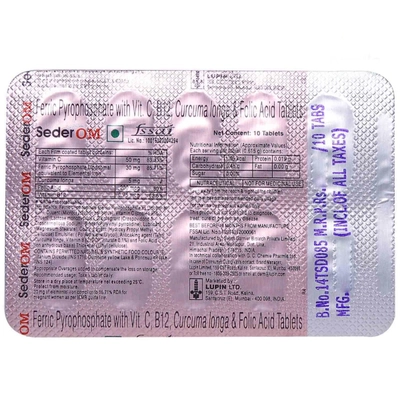 Sederom Tablet 10's, Pack of 10 TABLETS