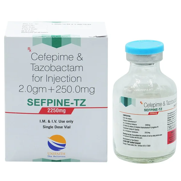 Sefpine TZ 2250mg Injection 1's