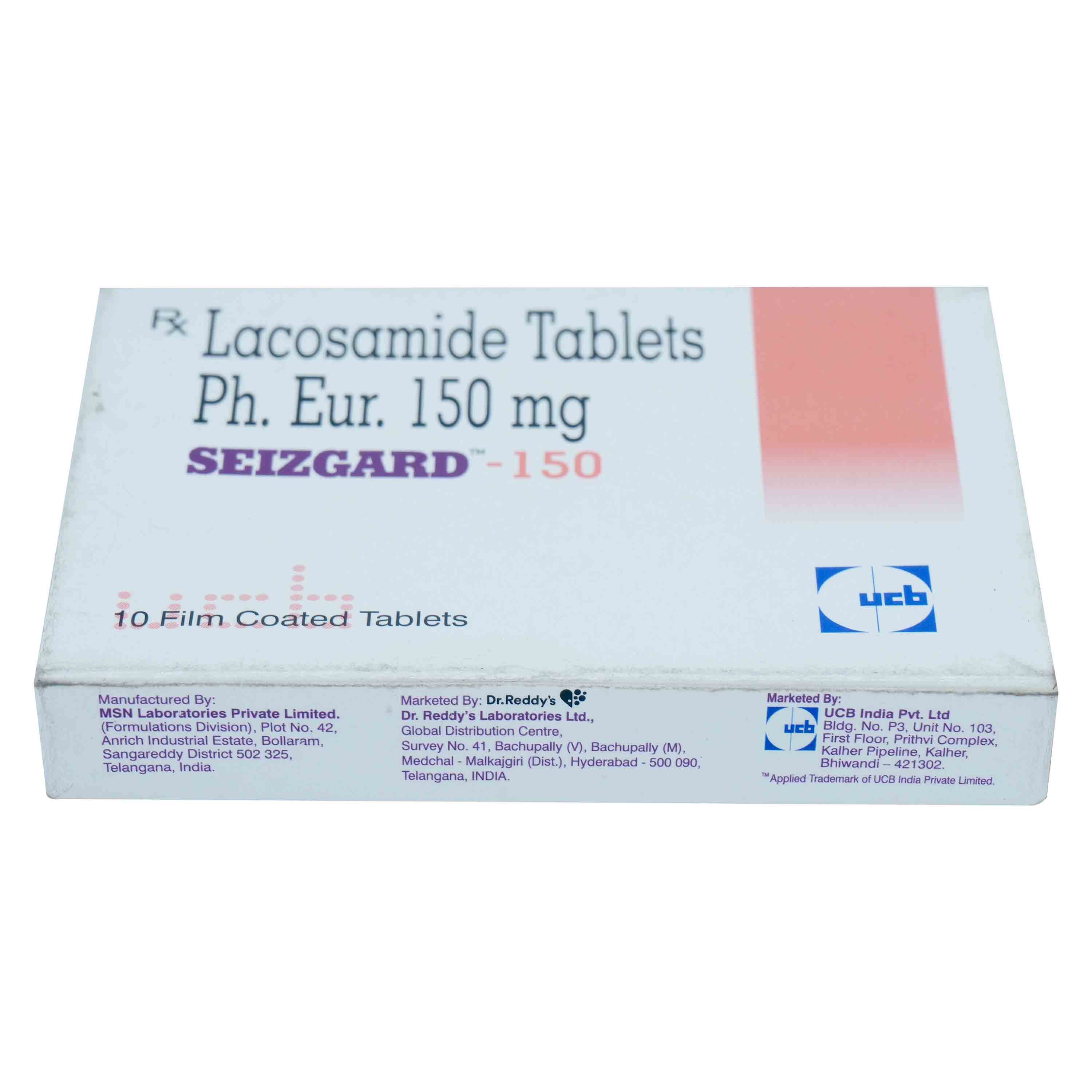 Seizgard 150mg Tablet 10's, Pack of 10 TabletS Seizgard 150mg Tablet 10's, Pack of 10 TabletS