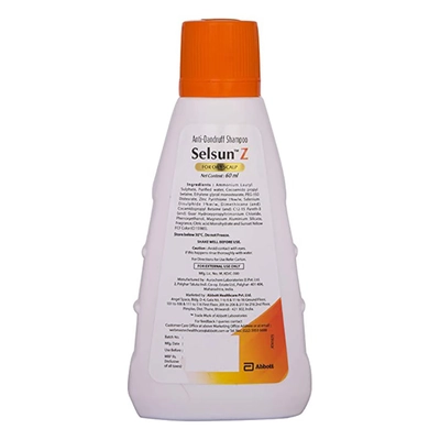 Selsun Z Shampoo 60 ml, Pack of 1