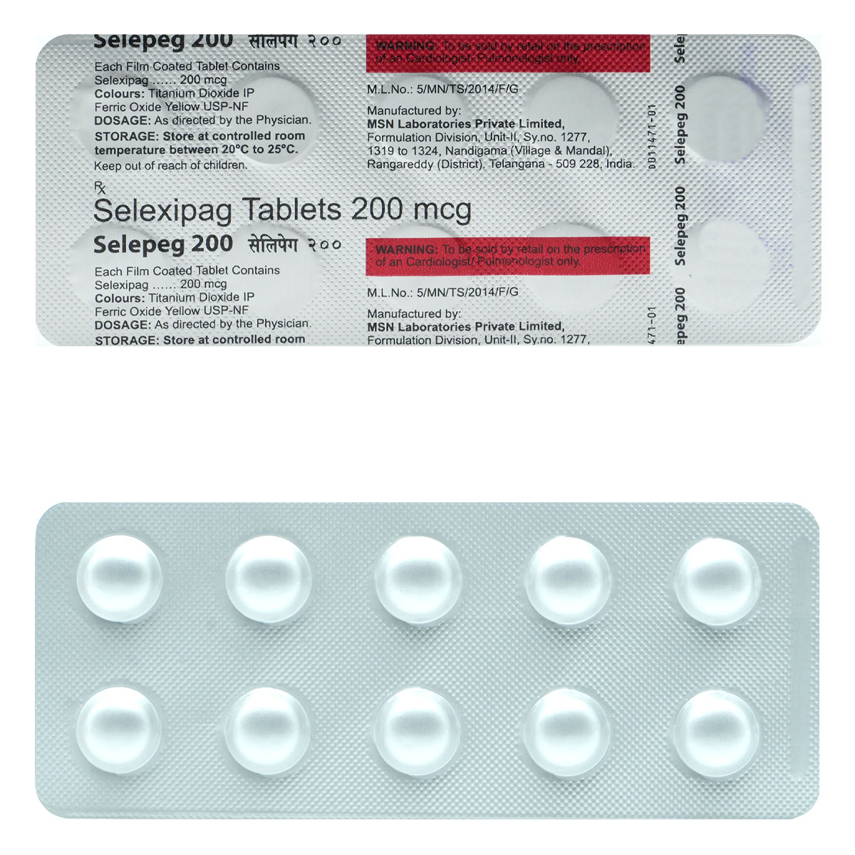 Selepeg 200 Tablet 10's Selepeg 200 Tablet 10's