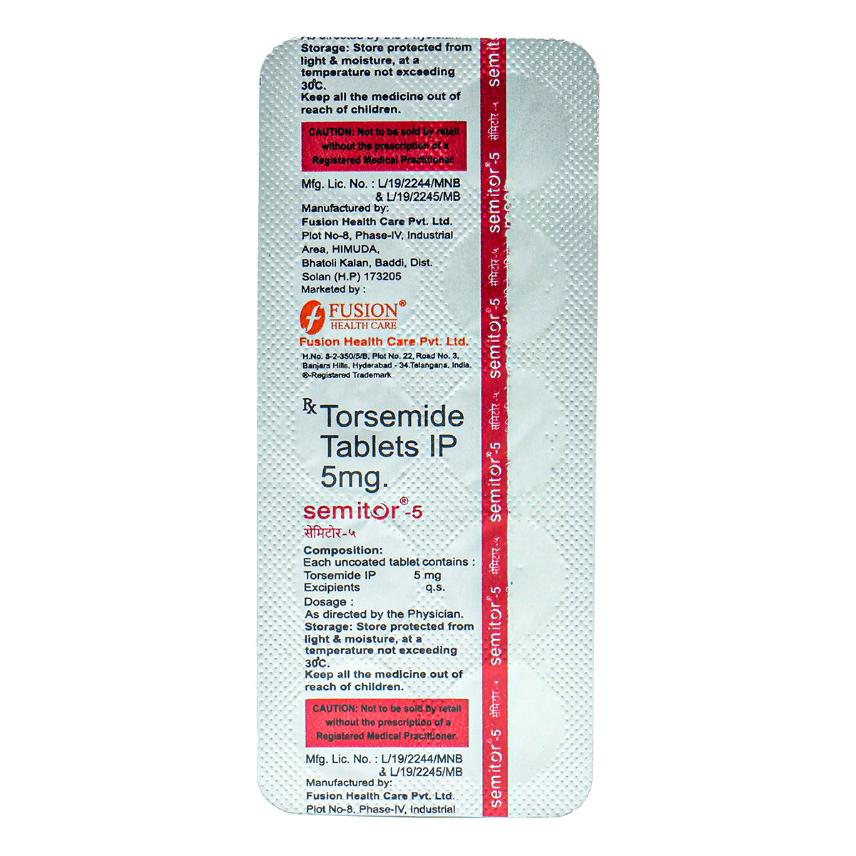 Semitor-5 Tablet 10's, Pack of 10 TABLETS Semitor-5 Tablet 10's, Pack of 10 TABLETS