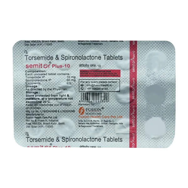 Semitor Plus-10 Tablet 15's, Pack of 15