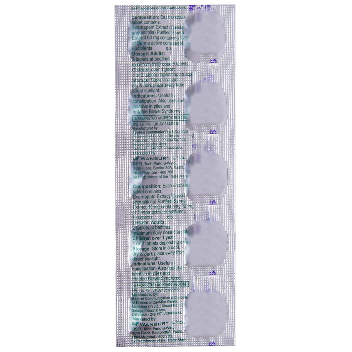 Senasof Tablet 10's, Pack of 10 TABLETS Senasof Tablet 10's, Pack of 10 TABLETS