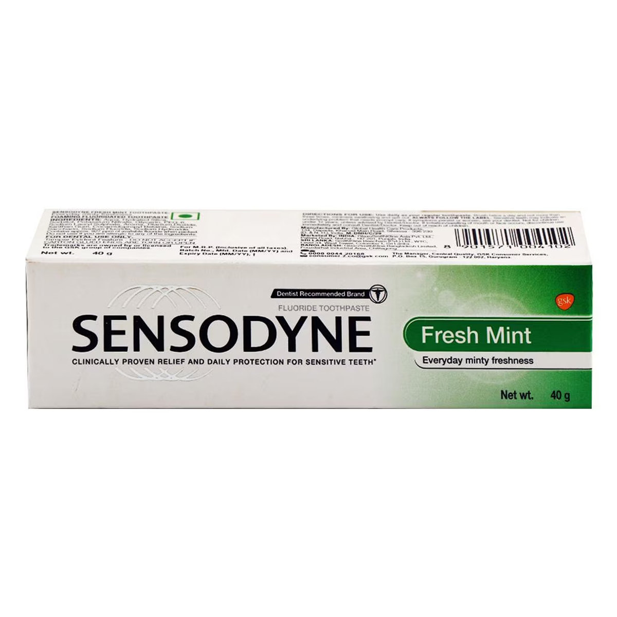 Sensodyne Fresh Mint Toothpaste, 40 gm, Pack of 1 Sensodyne Fresh Mint Toothpaste, 40 gm, Pack of 1