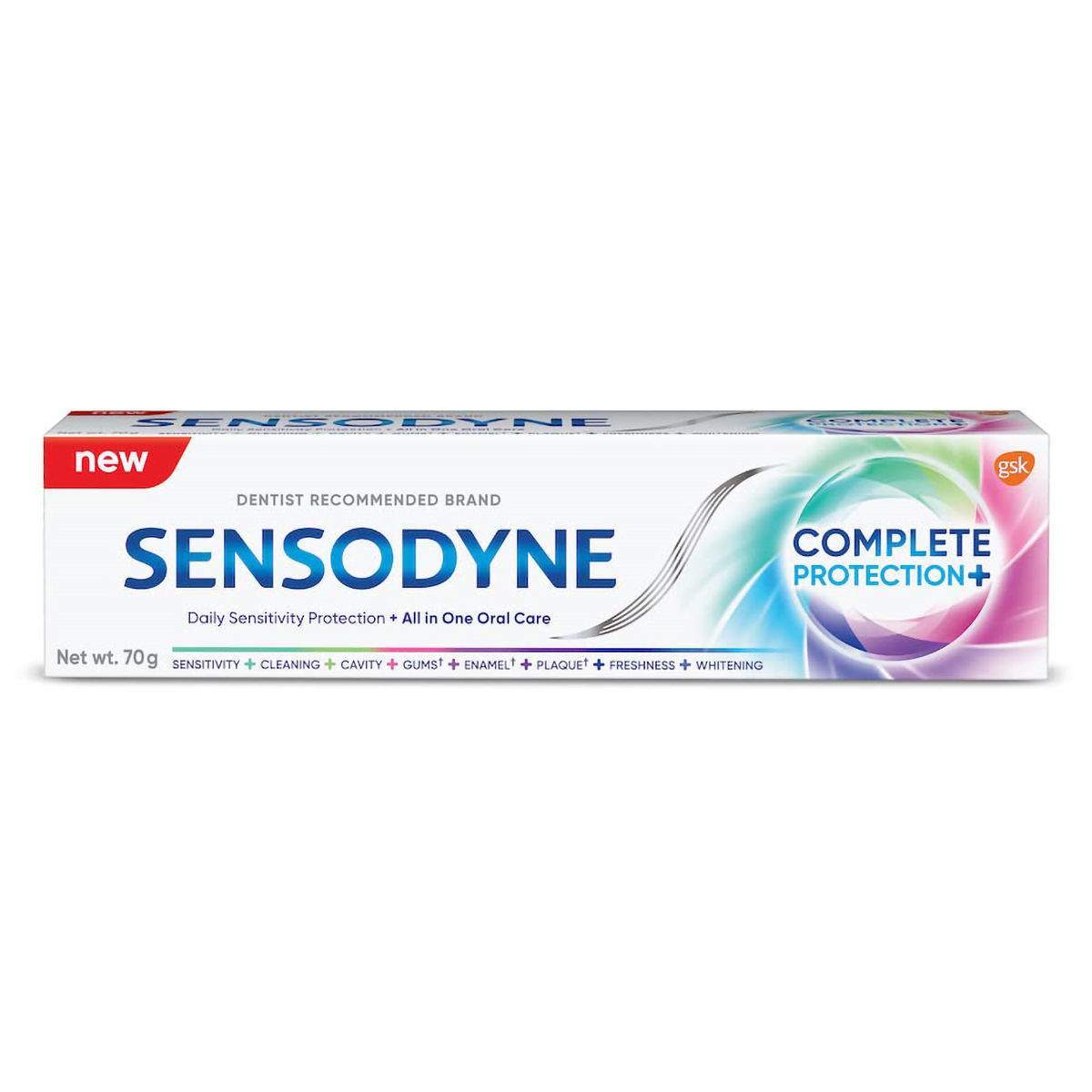 Sensodyne Complete Protection+ Toothpaste, 70 gm Uses, Benefits
