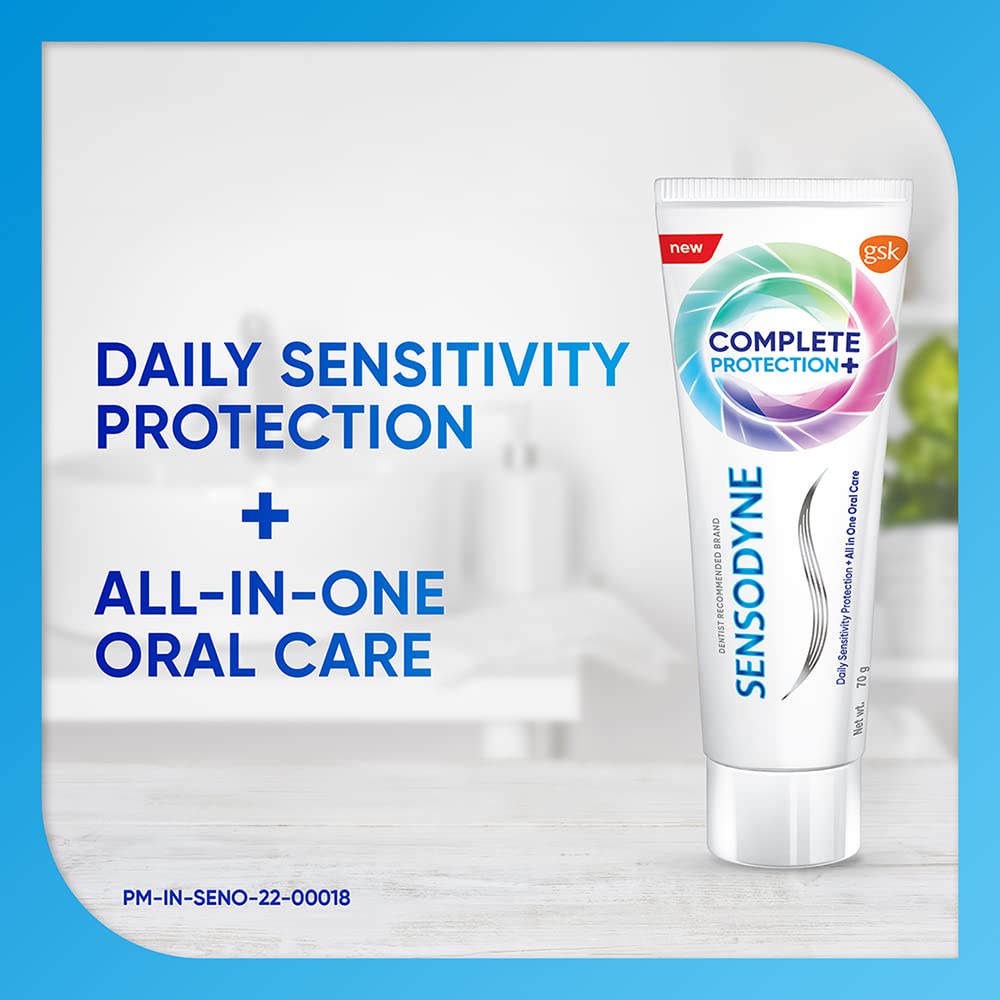 Sensodyne Complete Protection+ Toothpaste, 70 gm, Pack of 1 Sensodyne Complete Protection+ Toothpaste, 70 gm, Pack of 1