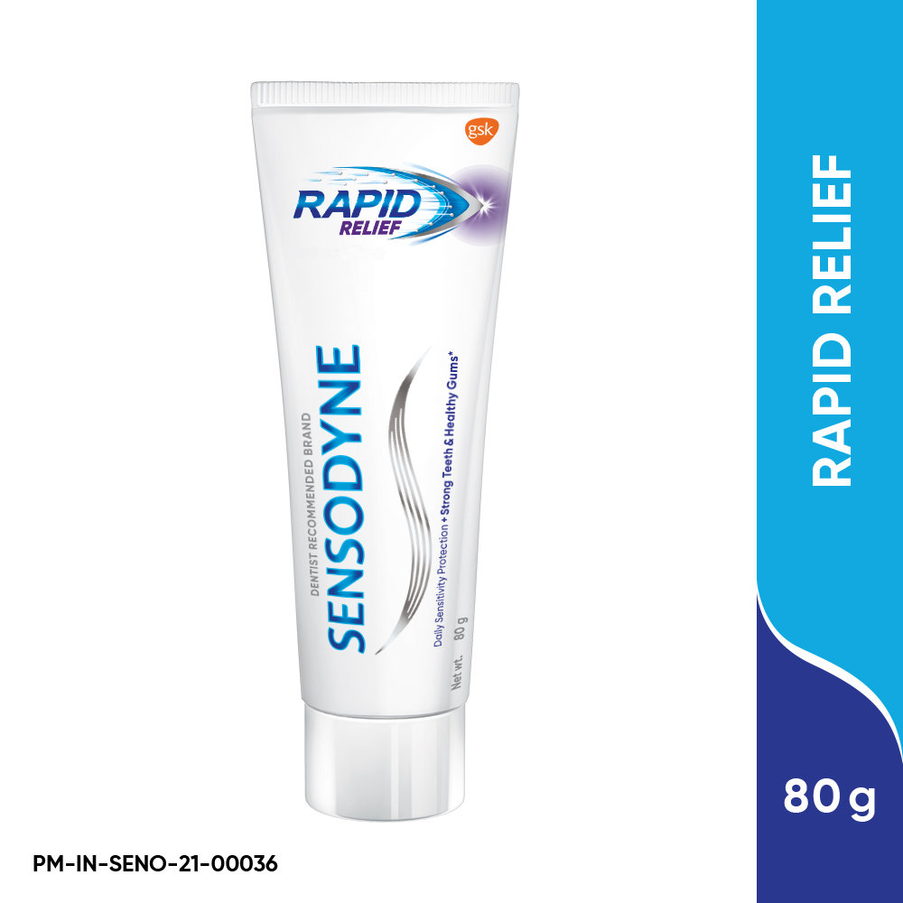 Sensodyne Rapid Relief Toothpaste, 80 gm, Pack of 1 Sensodyne Rapid Relief Toothpaste, 80 gm, Pack of 1