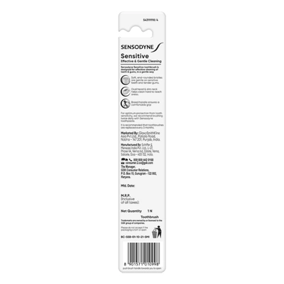 Sensodyne Sensitive Soft Toothbrush, 1 Count, Pack of 1