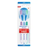 Sensodyne Sensitive Soft Toothbrush, 3 Count (Buy 2 Get 1 Free), Pack of 1