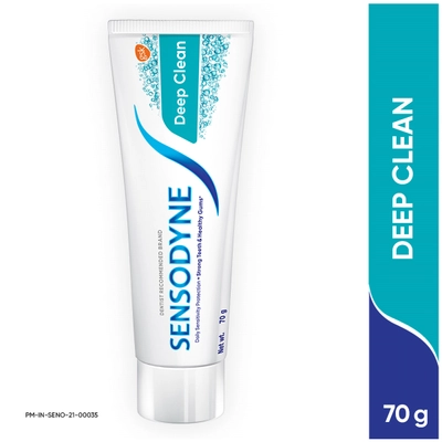 Sensodyne Deep Clean Toothpaste, 70 gm, Pack of 1