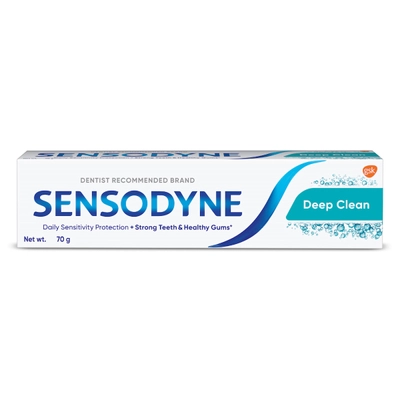 Sensodyne Deep Clean Toothpaste, 70 gm, Pack of 1