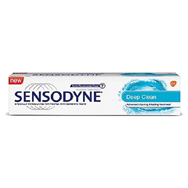 Sensodyne Deep Clean Senstive Teeth and Cavity Prevention Toothpaste, 40 gm, Pack of 1