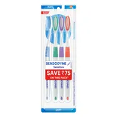 Sensodyne Sensitive Soft Toothbrush, 4 Count, Pack of 1