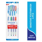 Sensodyne Sensitive Soft Toothbrush, 4 Count, Pack of 1