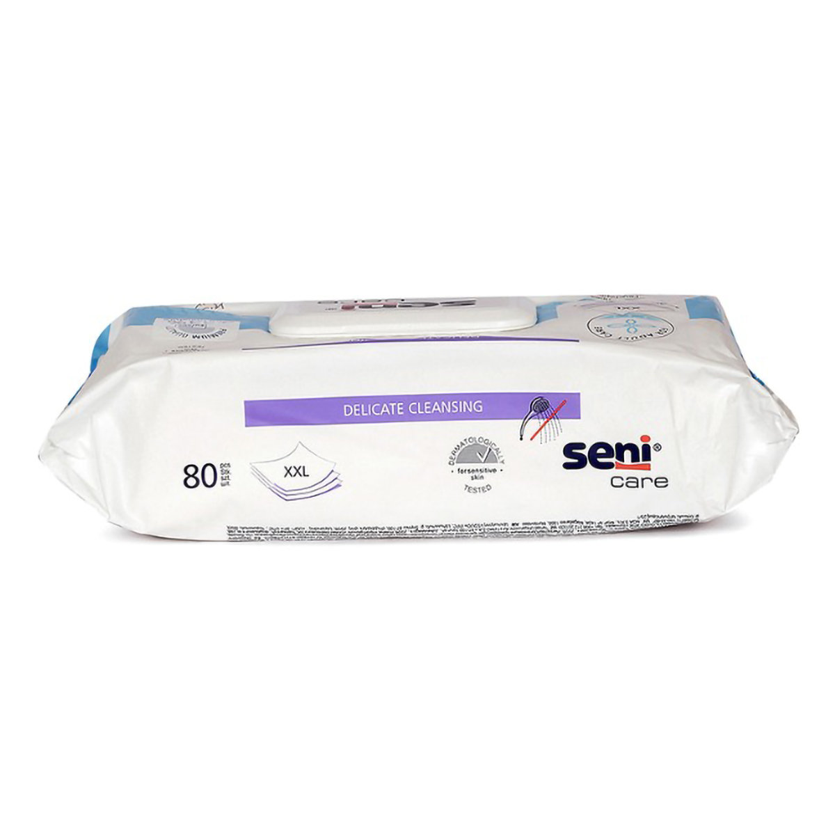 Seni Care Wet Wipes 80 Count | Vitamin E And Allantoin | Delicate Cleansing | pH Balanced | For Sensitive Skin, Pack of 1 Seni Care Wet Wipes 80 Count | Vitamin E And Allantoin | Delicate Cleansing | pH Balanced | For Sensitive Skin, Pack of 1