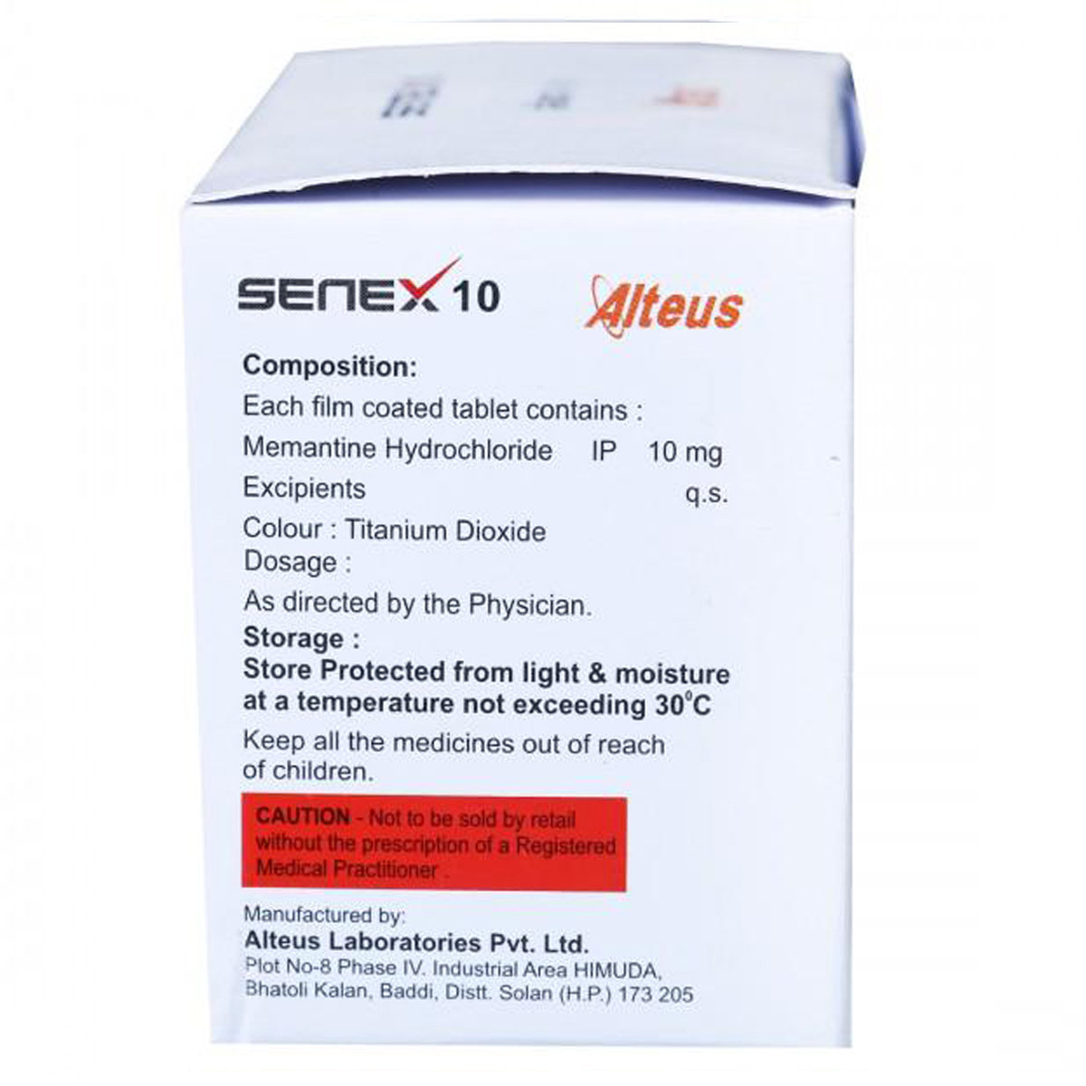Senex 10 mg Tablet 15's, Pack of 15 TABLETS Senex 10 mg Tablet 15's, Pack of 15 TABLETS