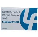 Sensipod-CV 200 Tablet 10's, Pack of 10 TABLETS