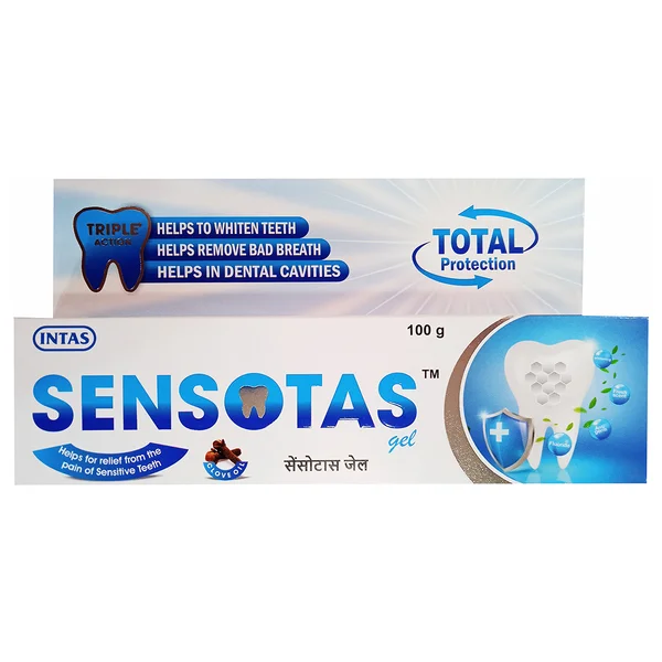 Sensotas Clove Oil Toothpaste Gel, 100 gm