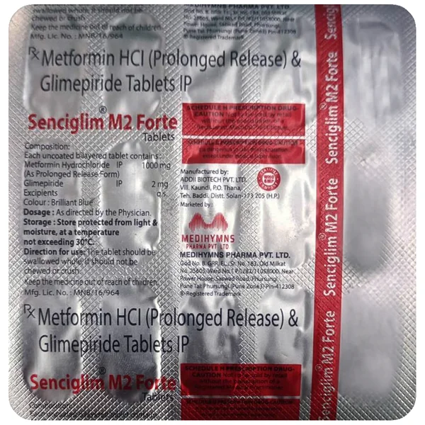 Senciglim M2 Forte Tablet 15's
