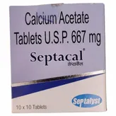 Septacal Tablet 10's, Pack of 10 TabletS