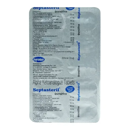 Septasteril Tablet 10's