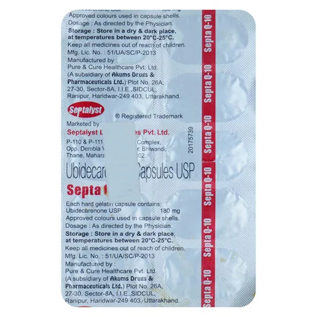 Septa Q-10 Capsule 10's