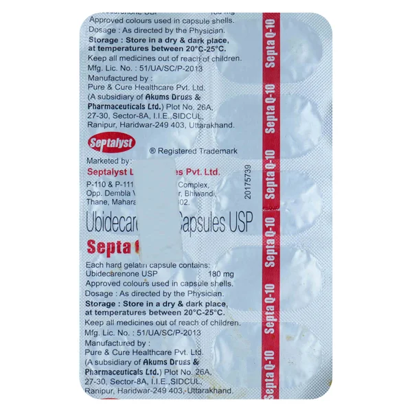 Septa Q-10 Capsule 10's
