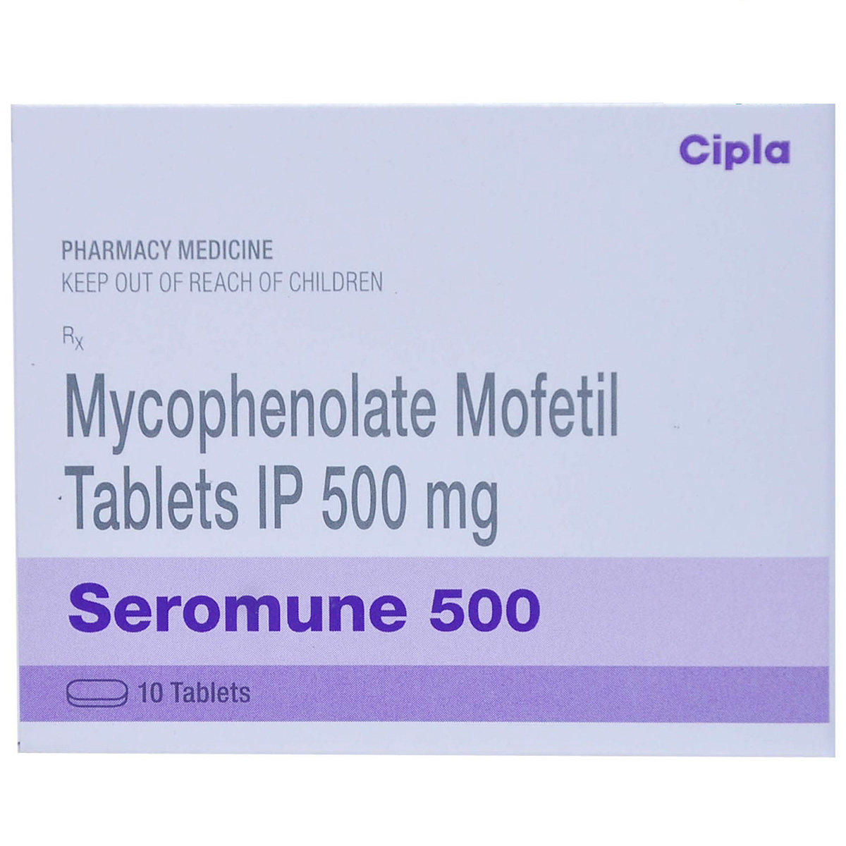 Seromune 500 Tablet 10's, Pack of 10 TabletS Seromune 500 Tablet 10's, Pack of 10 TabletS