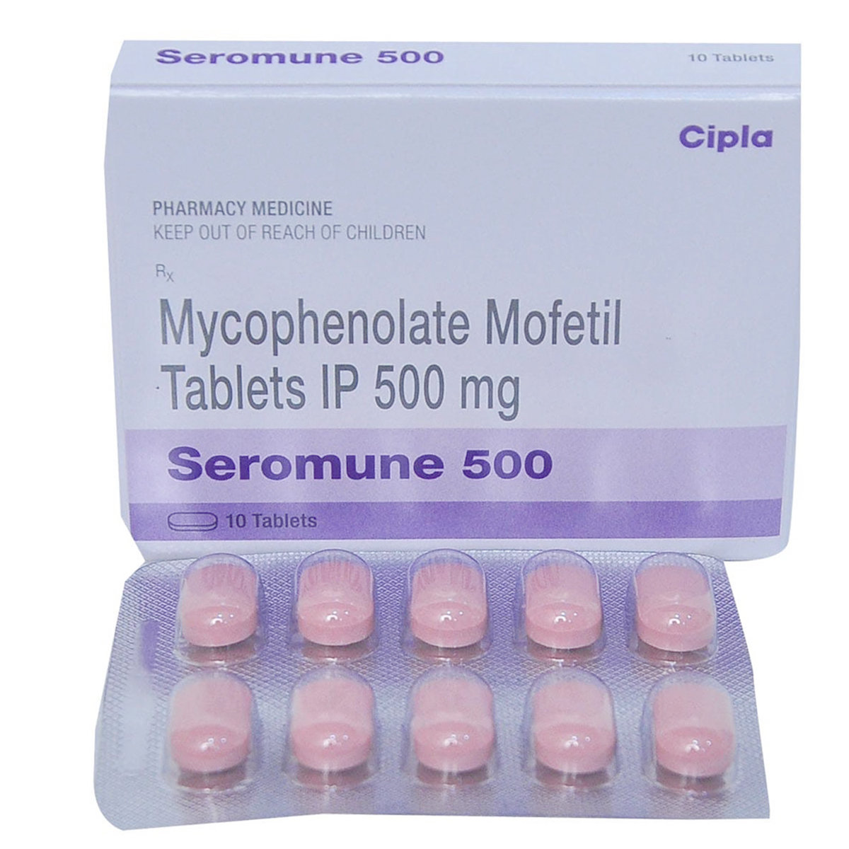 Seromune 500 Tablet 10's, Pack of 10 TabletS Seromune 500 Tablet 10's, Pack of 10 TabletS