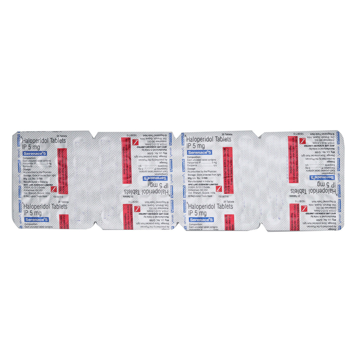 Serenace 5 Tablet 20's, Pack of 20 TABLETS Serenace 5 Tablet 20's, Pack of 20 TABLETS