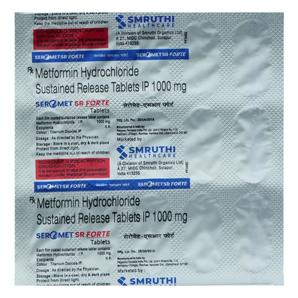 Seromet SR Forte Tablet 15's