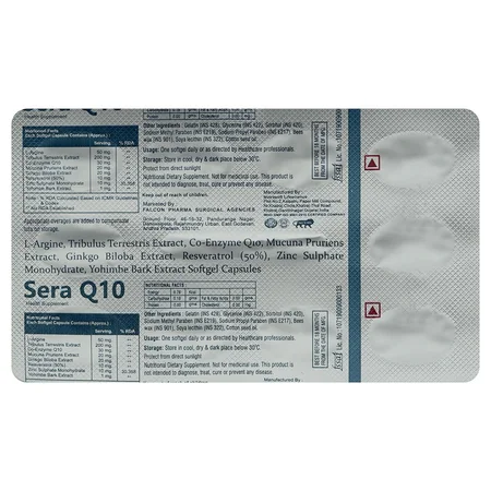 Sera Q10 Softgel Capsule 10's