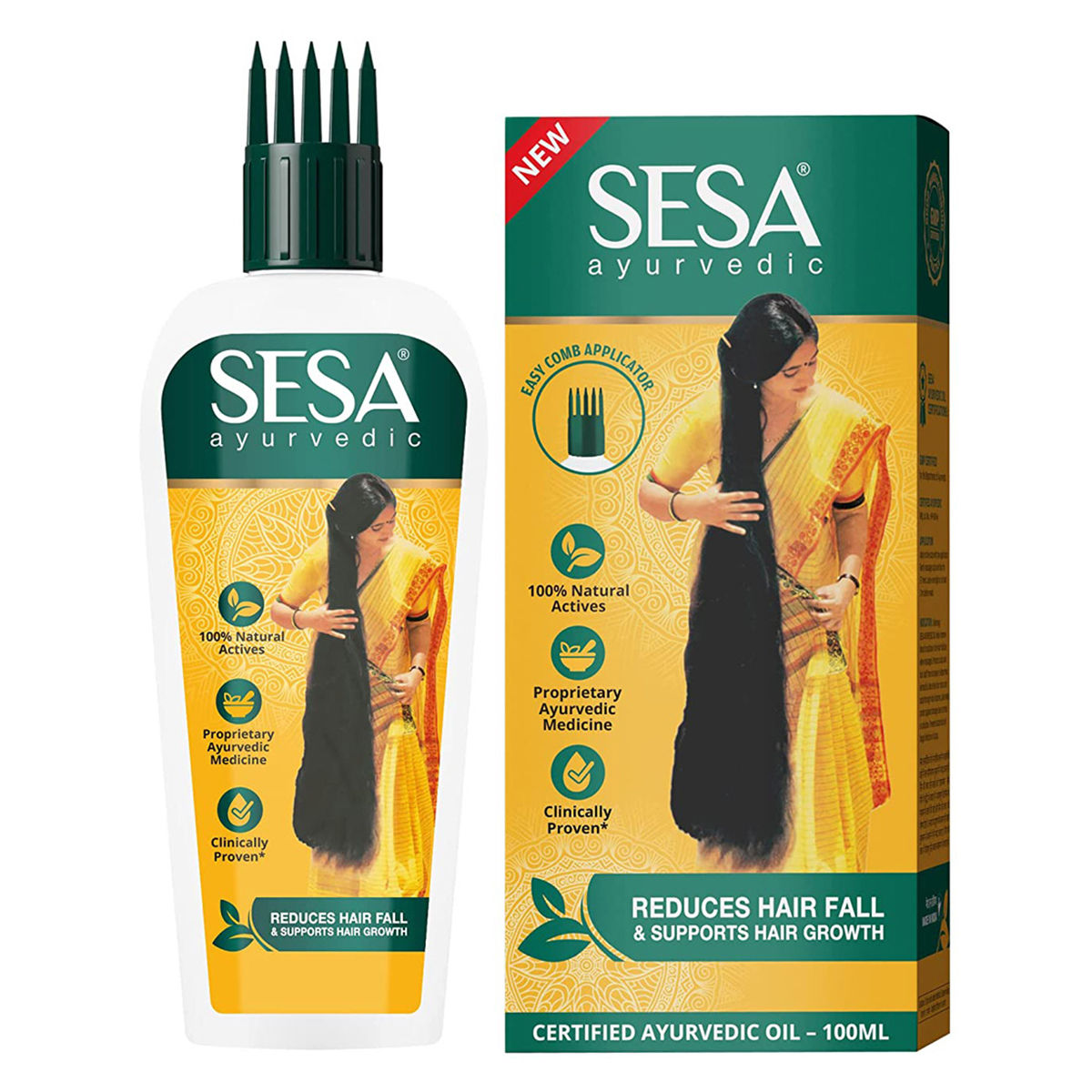 Buy Sesa Ayurvedic Hair Oil, 100 ml Online