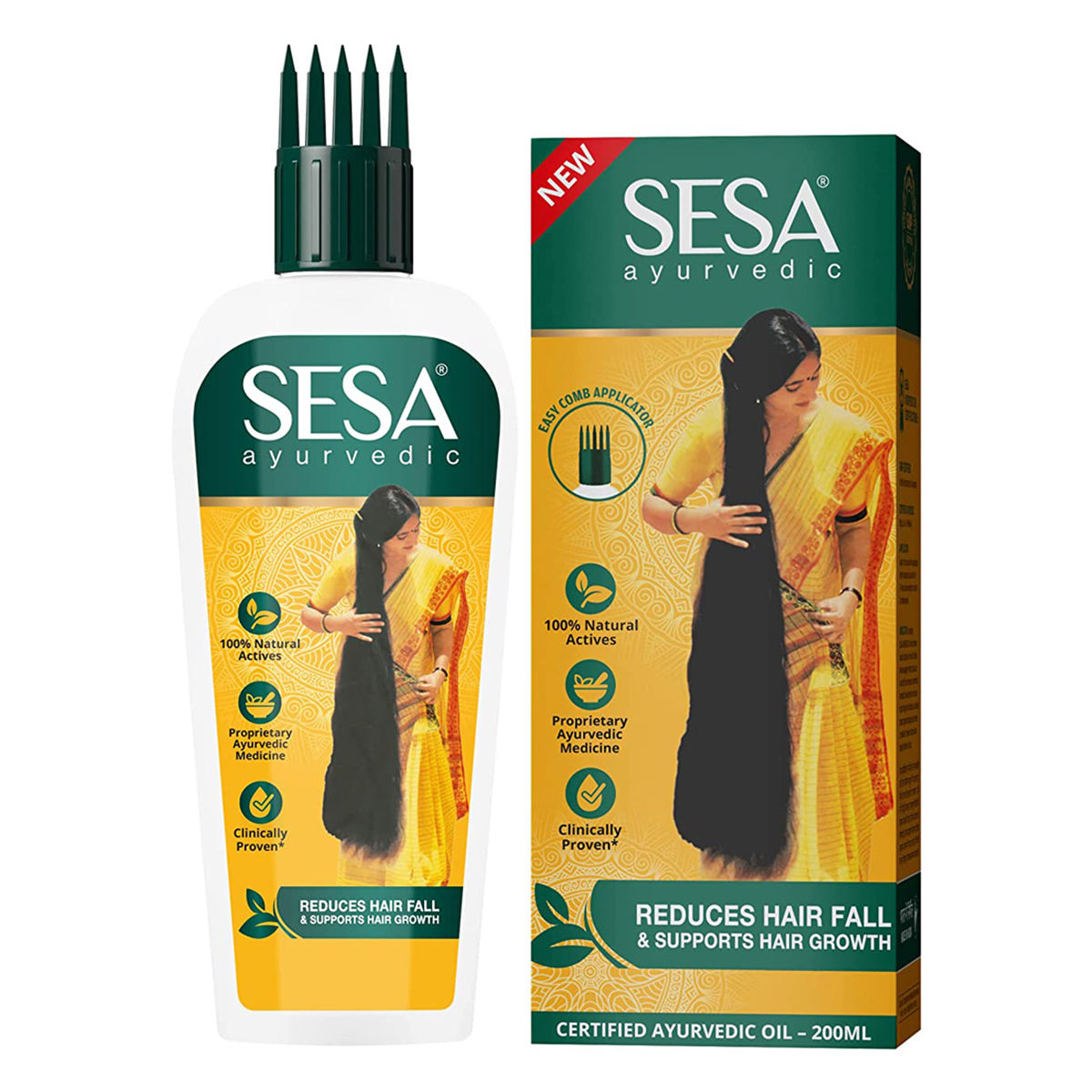 Buy Sesa Ayurvedic Hair Oil, 200 ml Online