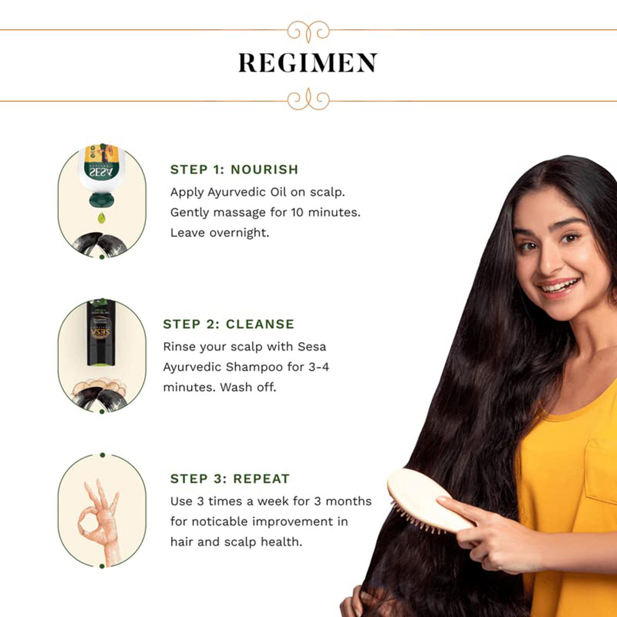 Sesa Ayurvedic Hair Oil, 180 ml, Pack of 1 Sesa Ayurvedic Hair Oil, 180 ml, Pack of 1