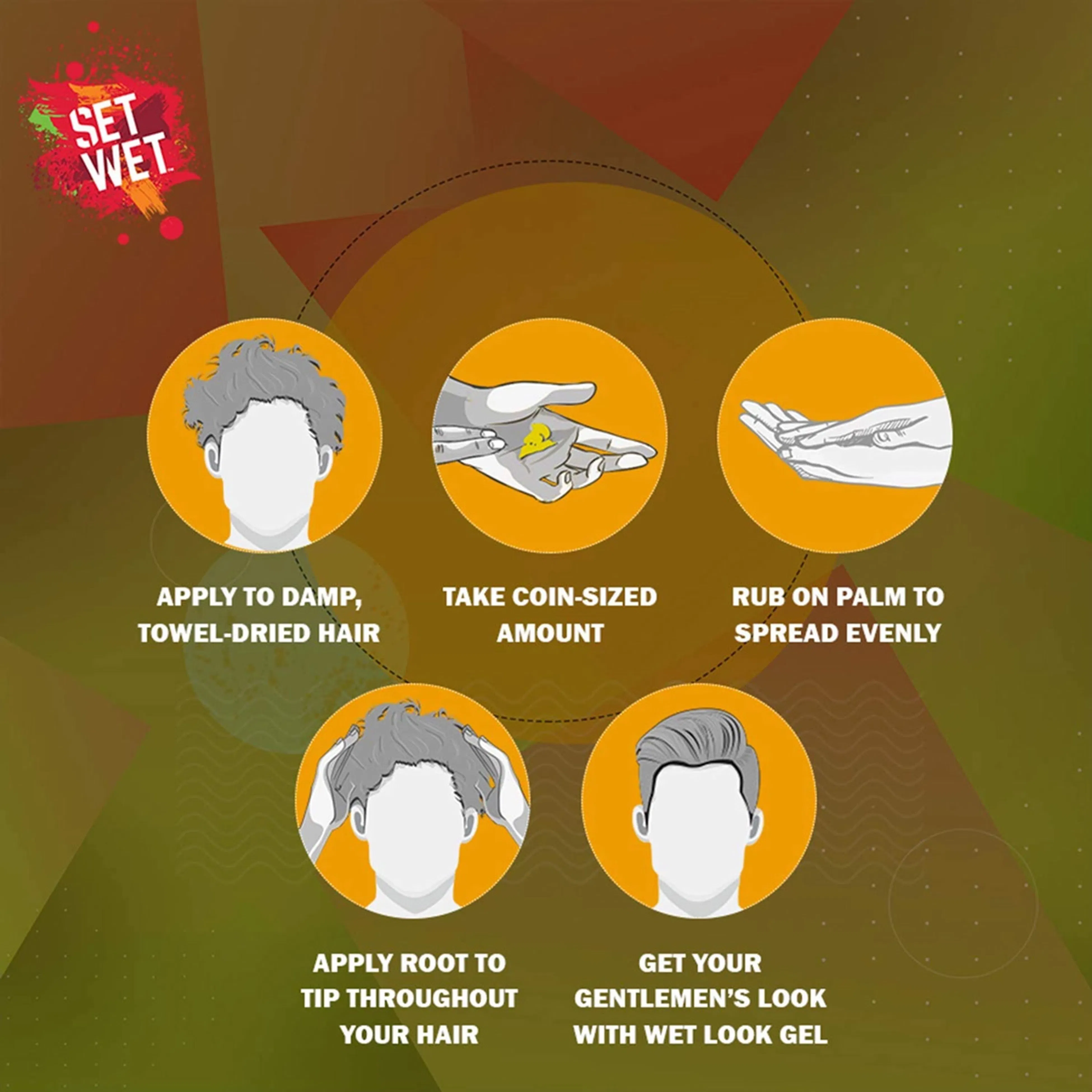 Set Wet Shine Everyday Hair Gel, 50 gm, Pack of 1