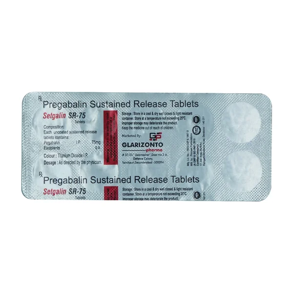 Setgalin SR 75 mg Tablet 10's, Pack of 10 TABLETS